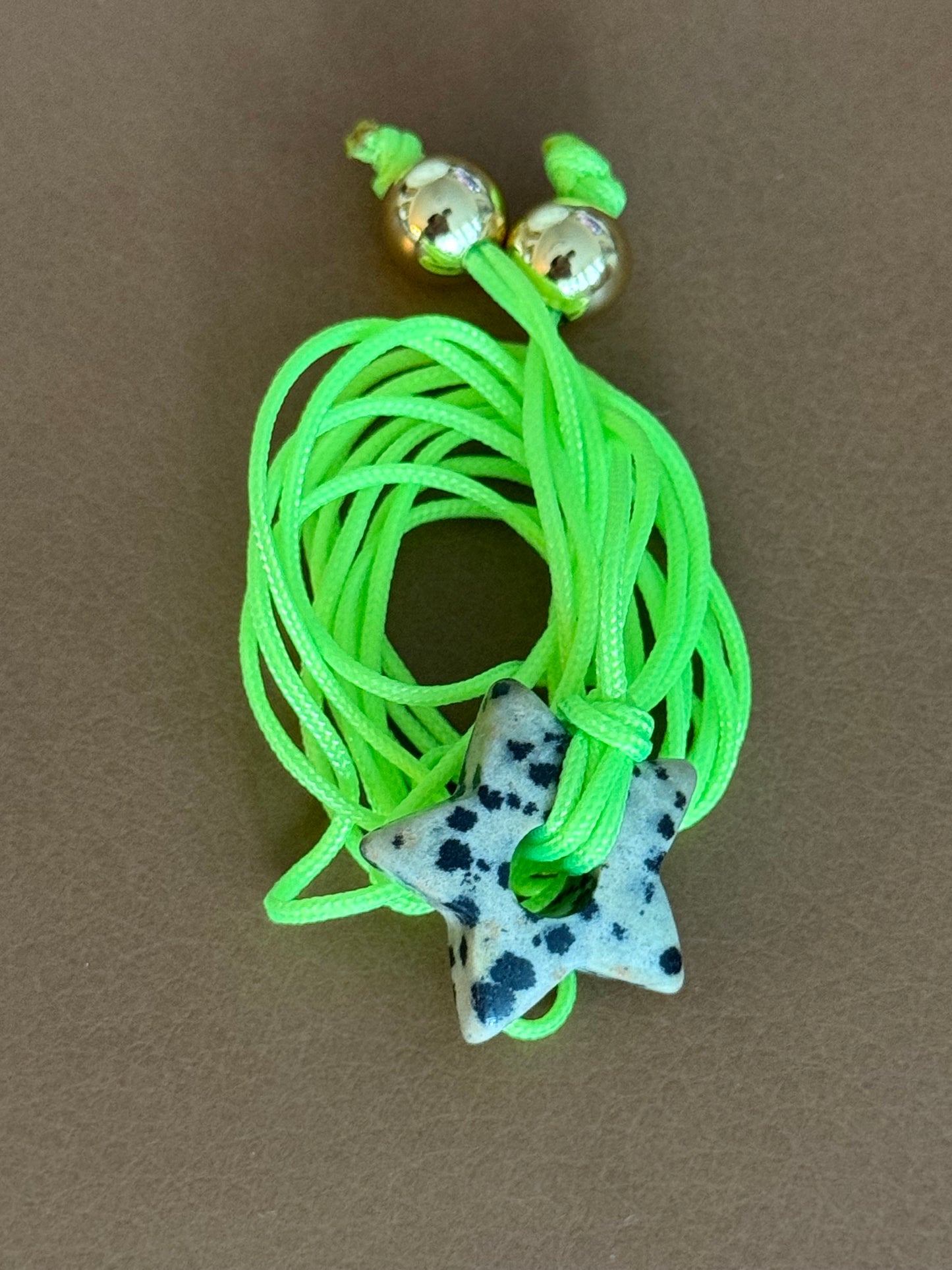 Dalmation star • neon green