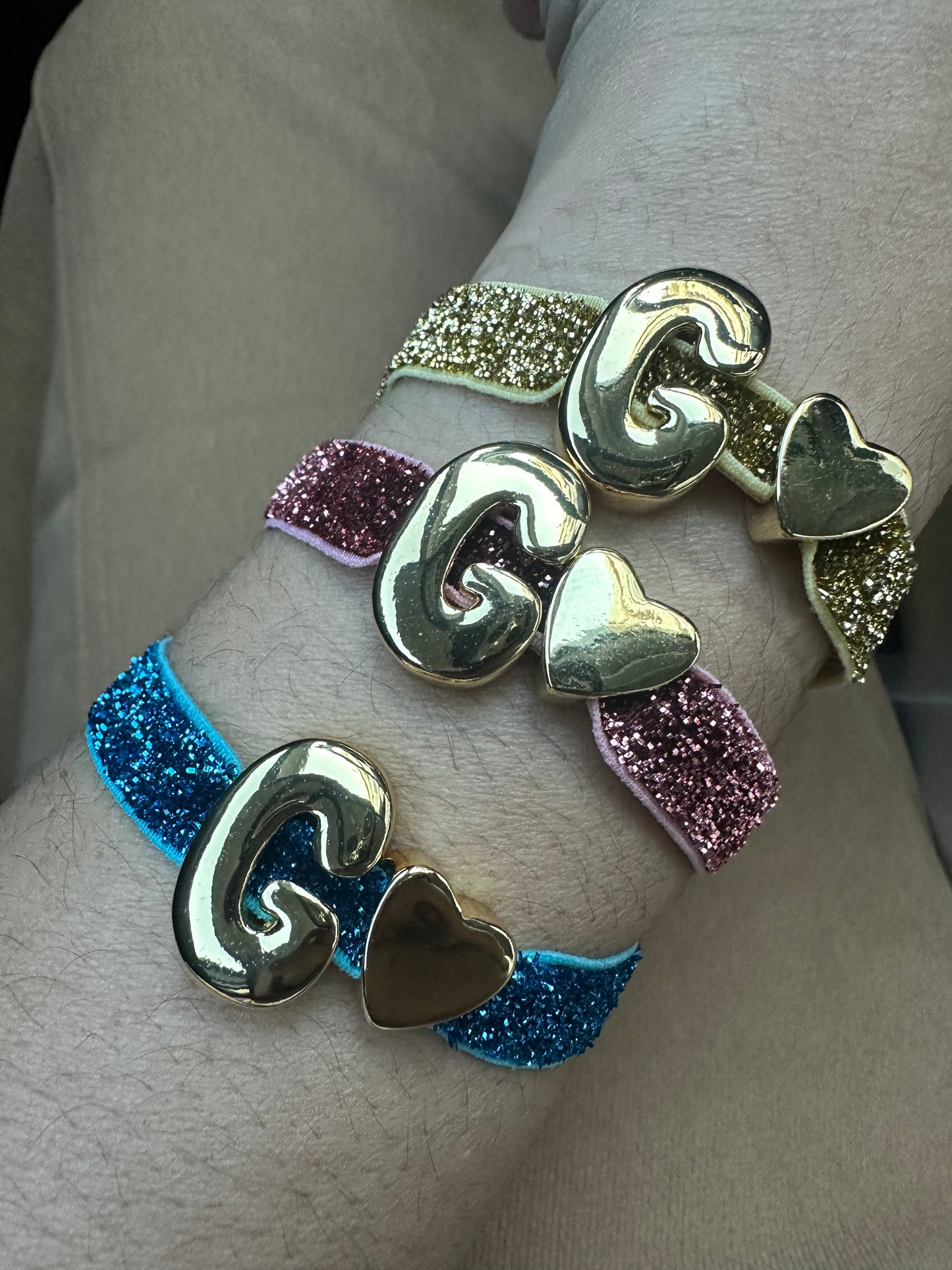 Sparkly initial Bracelet