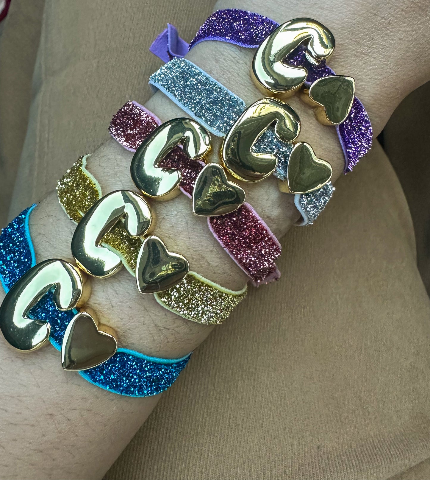 Sparkly initial Bracelet