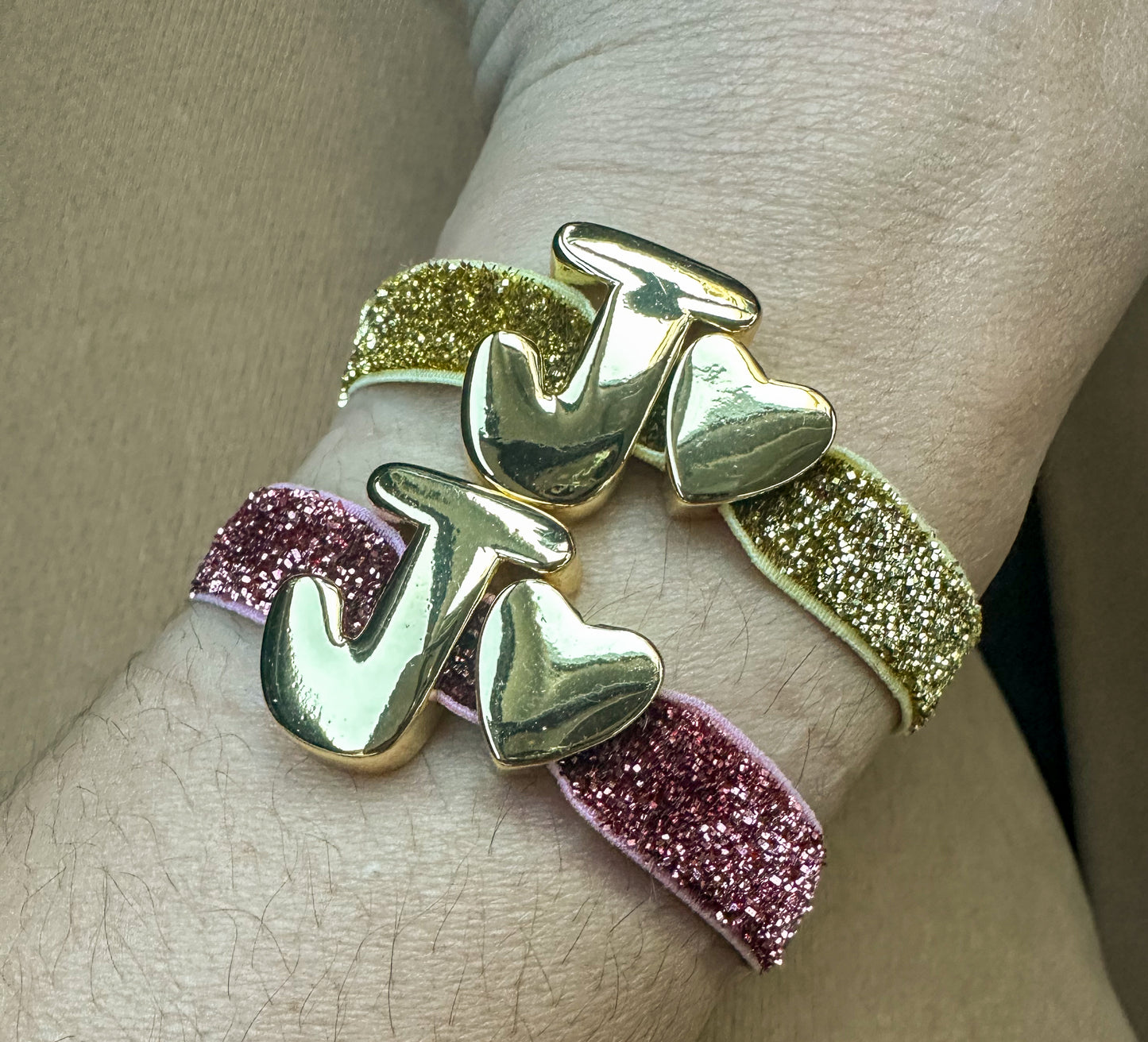 Sparkly initial Bracelet
