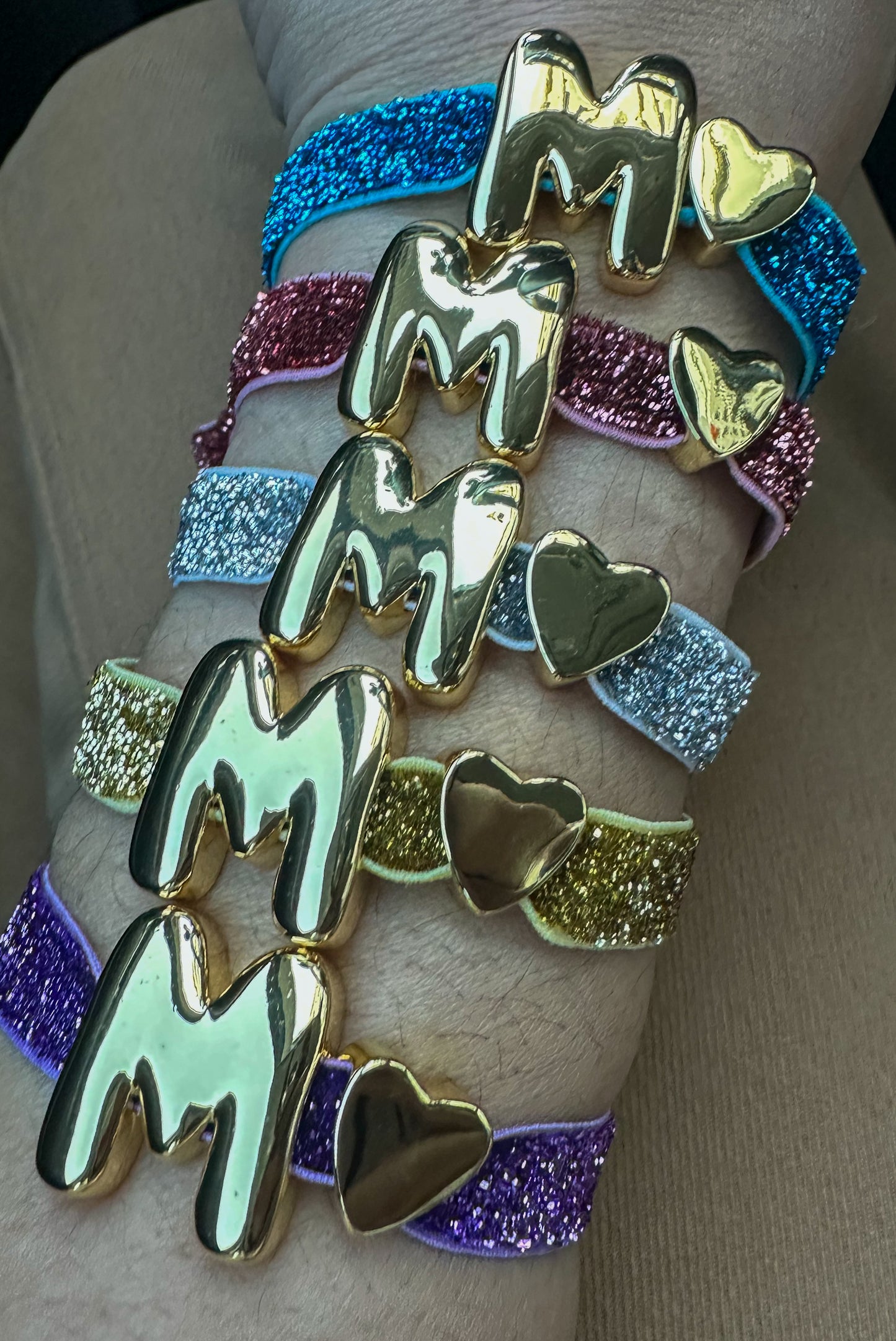 Sparkly initial Bracelet