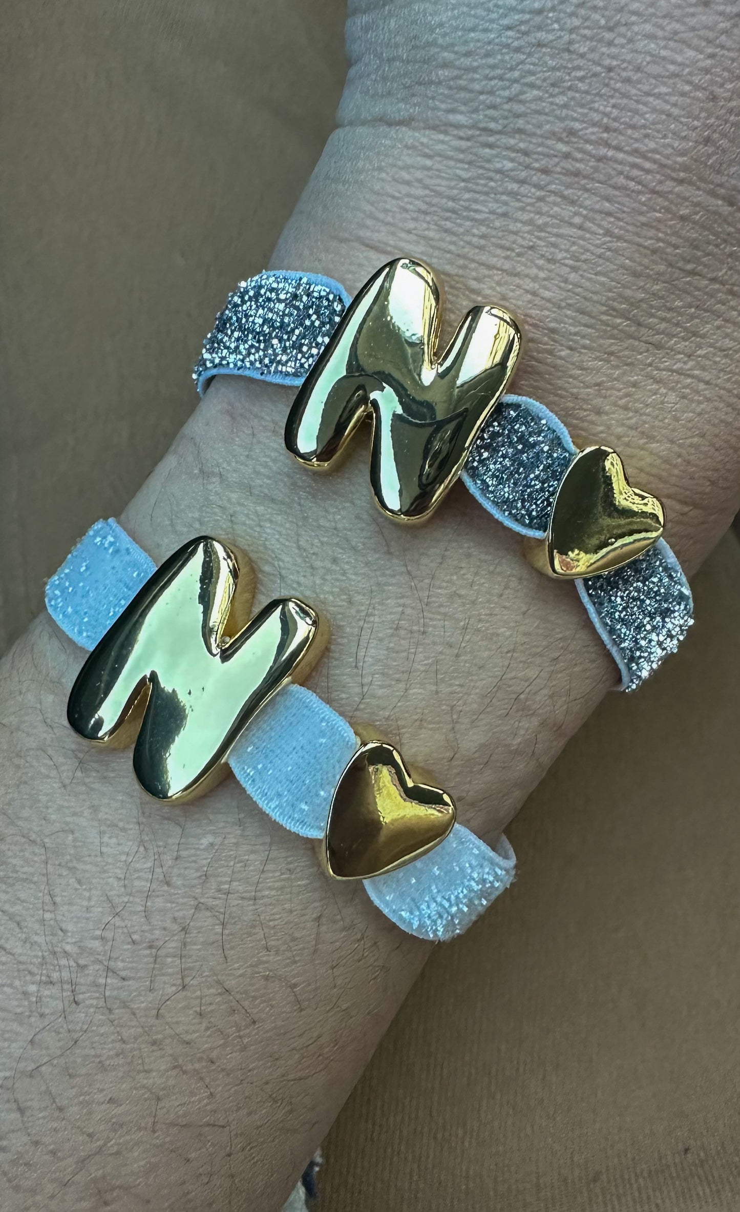 Sparkly initial Bracelet