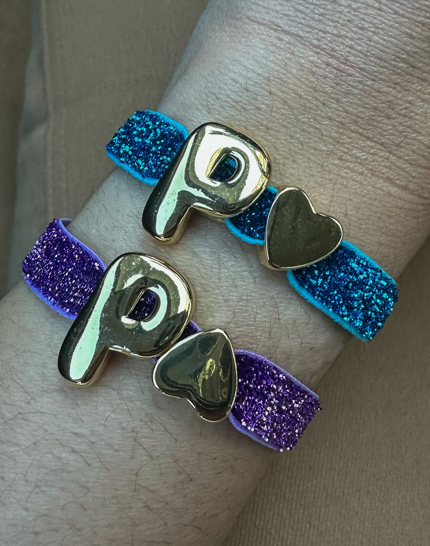 Sparkly initial Bracelet