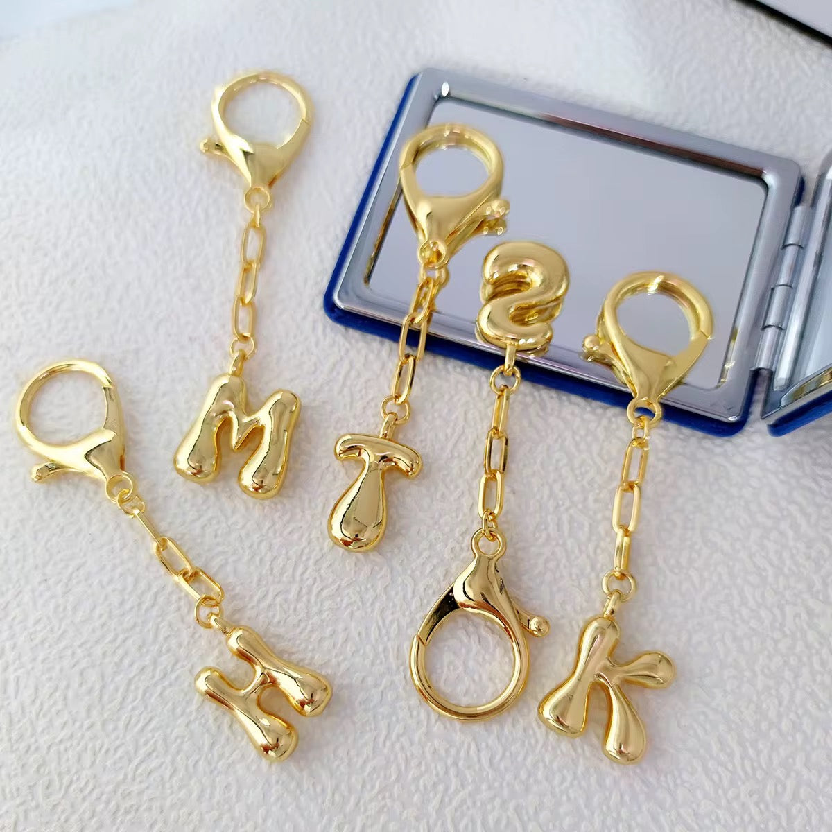 Initial bag charm